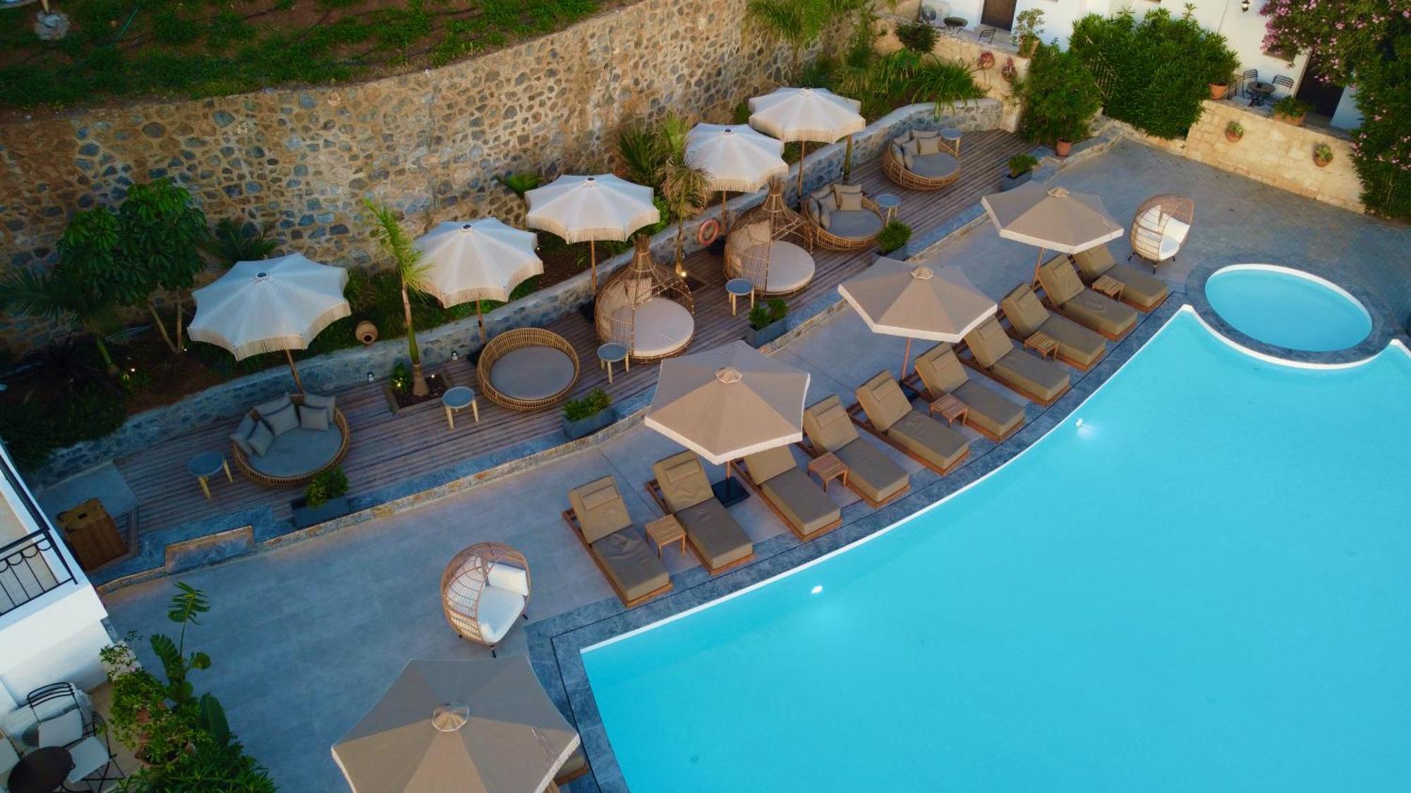 Creta Blue Boutique Hotel Kutulufári Kültér fotó